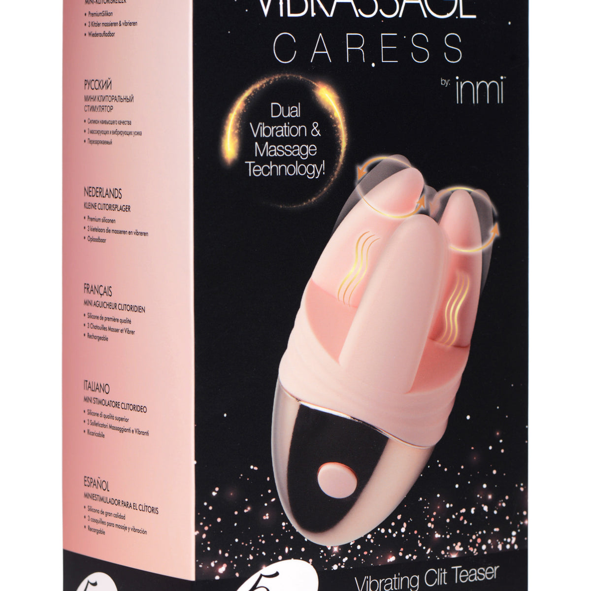 Vibrassage Caress Dual Vibrating Silicone Clit Teaser