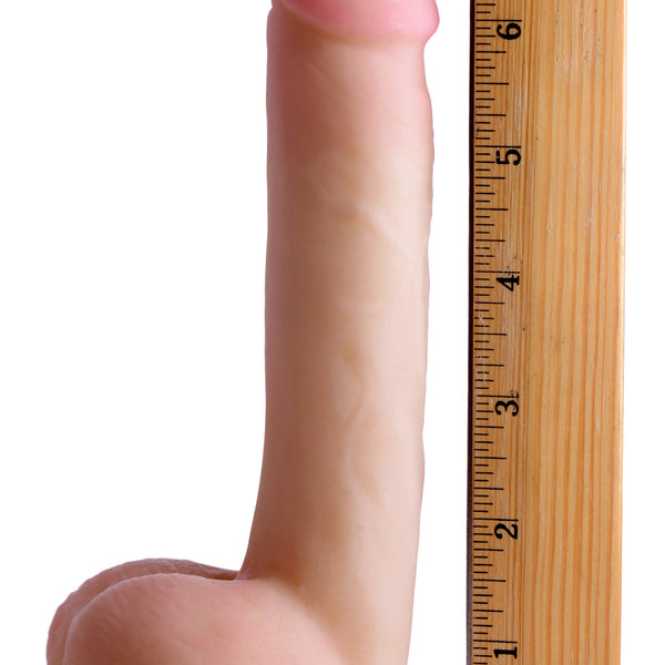 Slim SkinTech Realistic 7 Inch Dildo with Balls