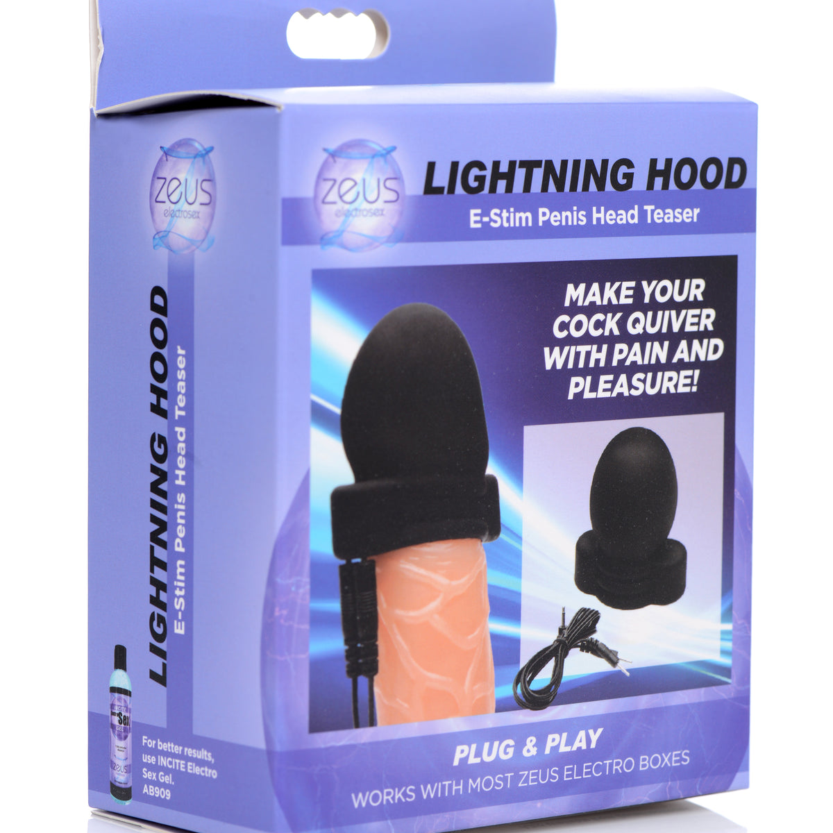 Lightning Hood E-Stim Penis Head Teaser