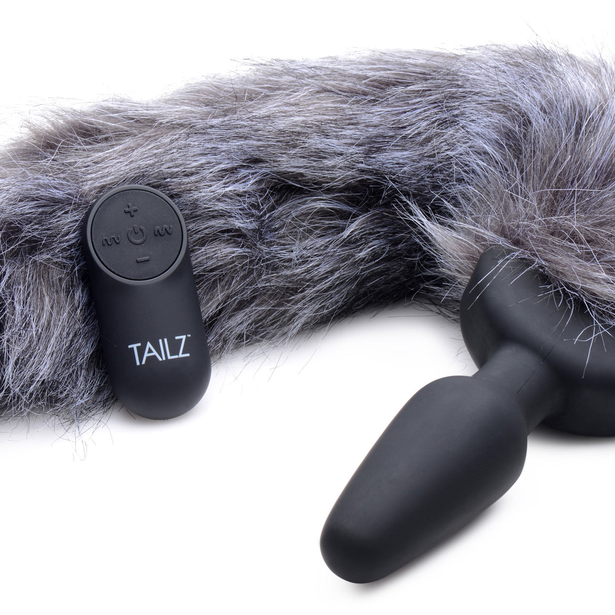 Remote Control Vibrating Fox Tail Anal Plug