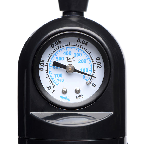 Trigger Penis Pump with Built-in Pressure Gauge