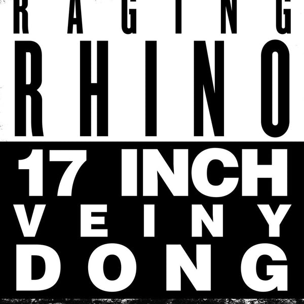 Raging Rhino 17 Inch Veiny Dildo - Flesh