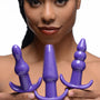 Thrill Trio Anal Plug Set - Purple