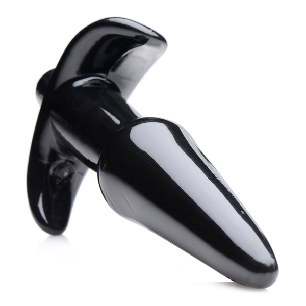 Smooth Vibrating Anal Plug - Black