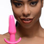 Smooth Vibrating Anal Plug - Pink