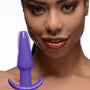 Smooth Vibrating Anal Plug - Purple