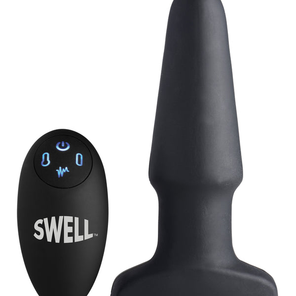 Worlds First Remote Control Inflatable 10X Vibrating Silicone Anal Plug