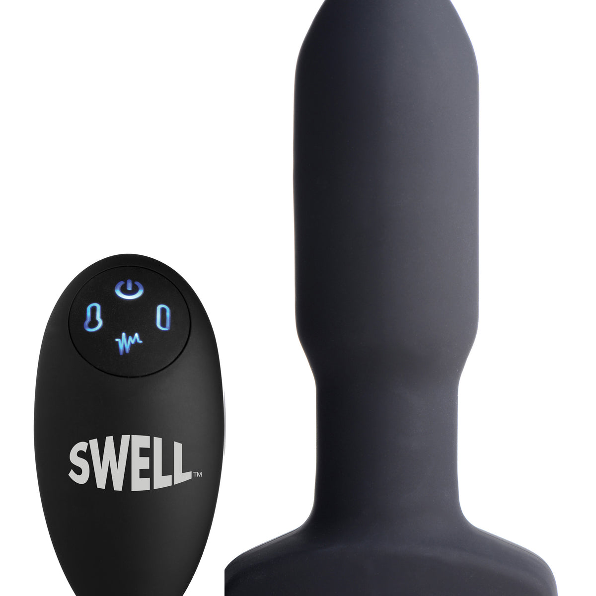 Worlds First Remote Control Inflatable 10X Vibrating Missile Silicone Anal Plug