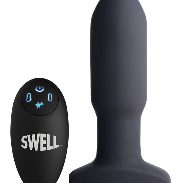 Worlds First Remote Control Inflatable 10X Vibrating Missile Silicone Anal Plug