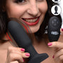 Worlds First Remote Control Inflatable 10X Vibrating Missile Silicone Anal Plug