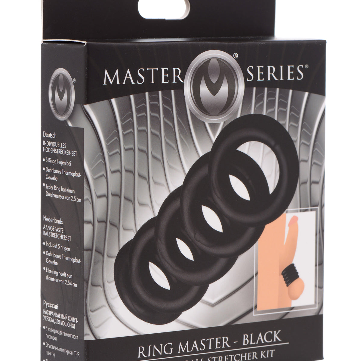 Ring Master Custom Ball Stretcher Kit - Black