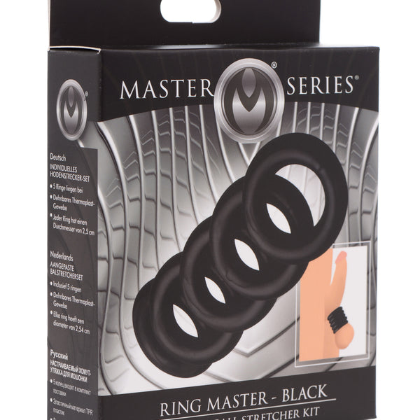 Ring Master Custom Ball Stretcher Kit - Black