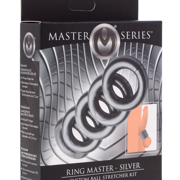 Ring Master Custom Ball Stretcher Kit - Silver