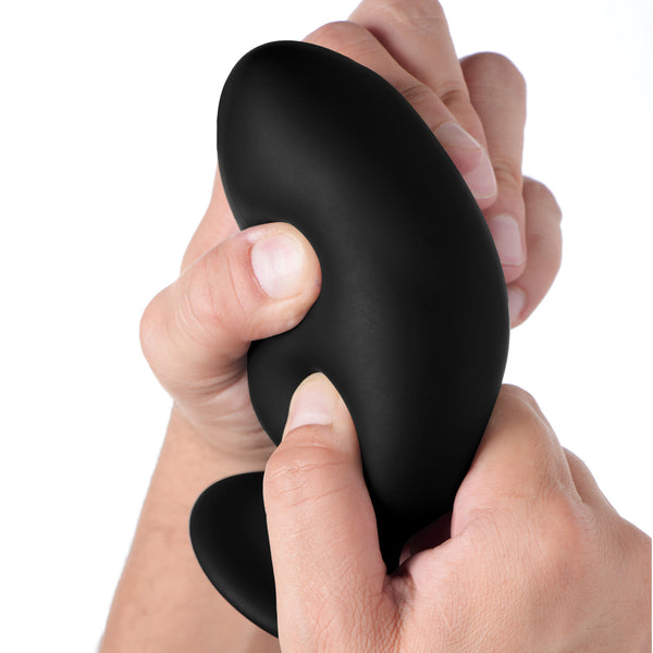 Squeezable Silicone Anal Plug - Large