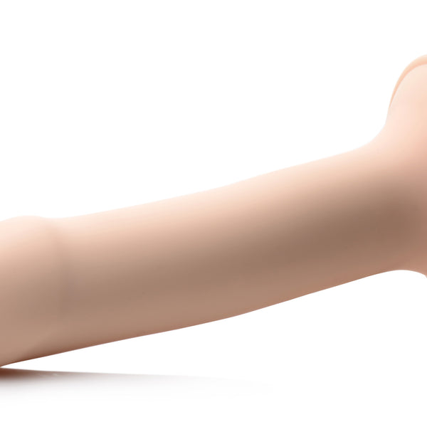 Squeezable Phallic Dildo - Beige