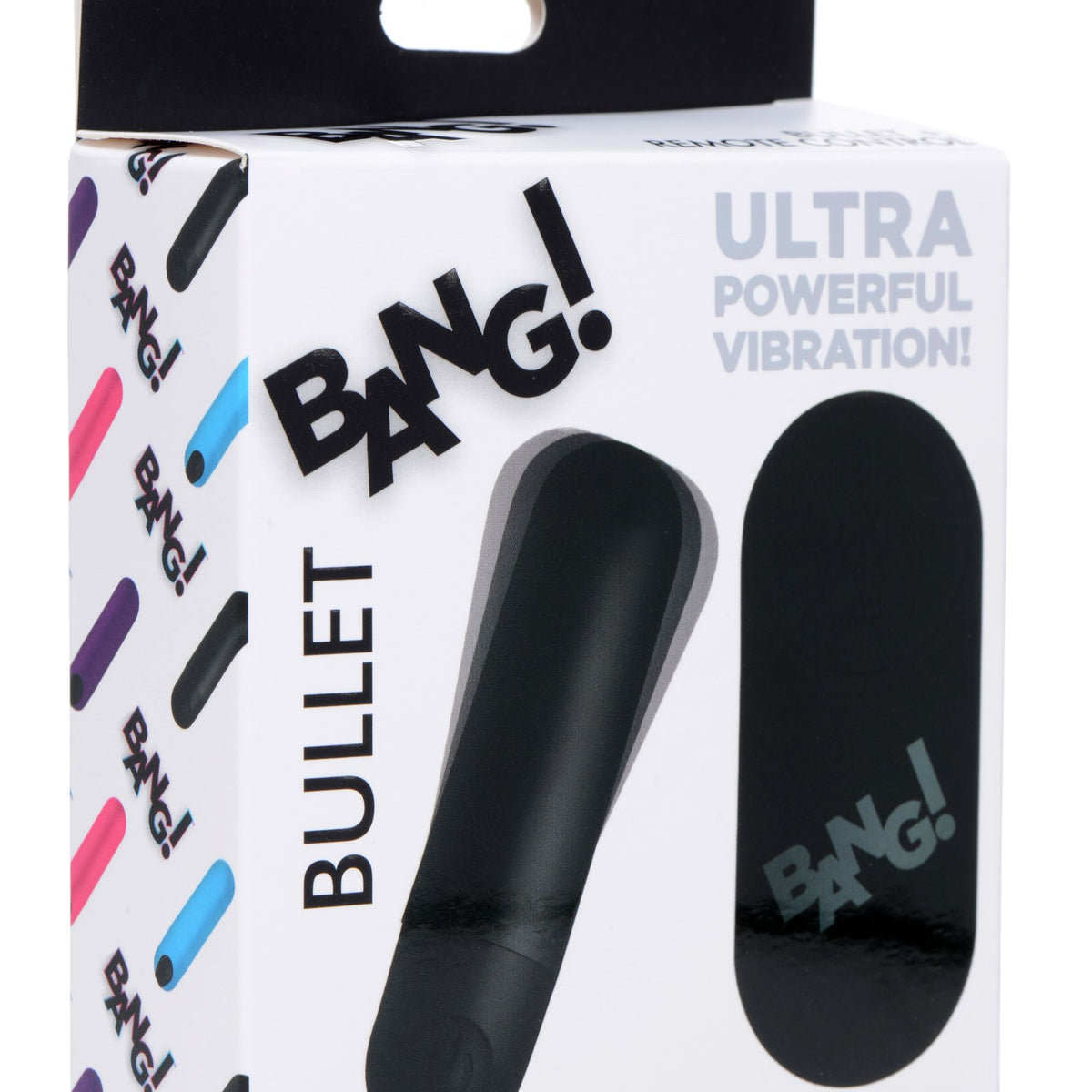 Vibrating Bullet with Remote Control - Black