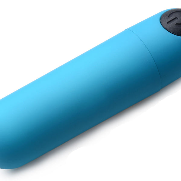 Vibrating Bullet with Remote Control - Blue