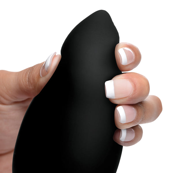 The Taper 10X Smooth Silicone Remote Control Vibrating Butt Plug