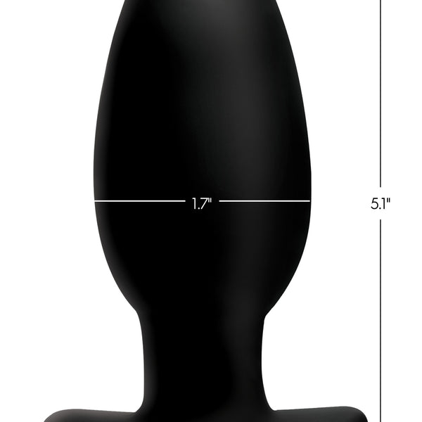 The Taper 10X Smooth Silicone Remote Control Vibrating Butt Plug