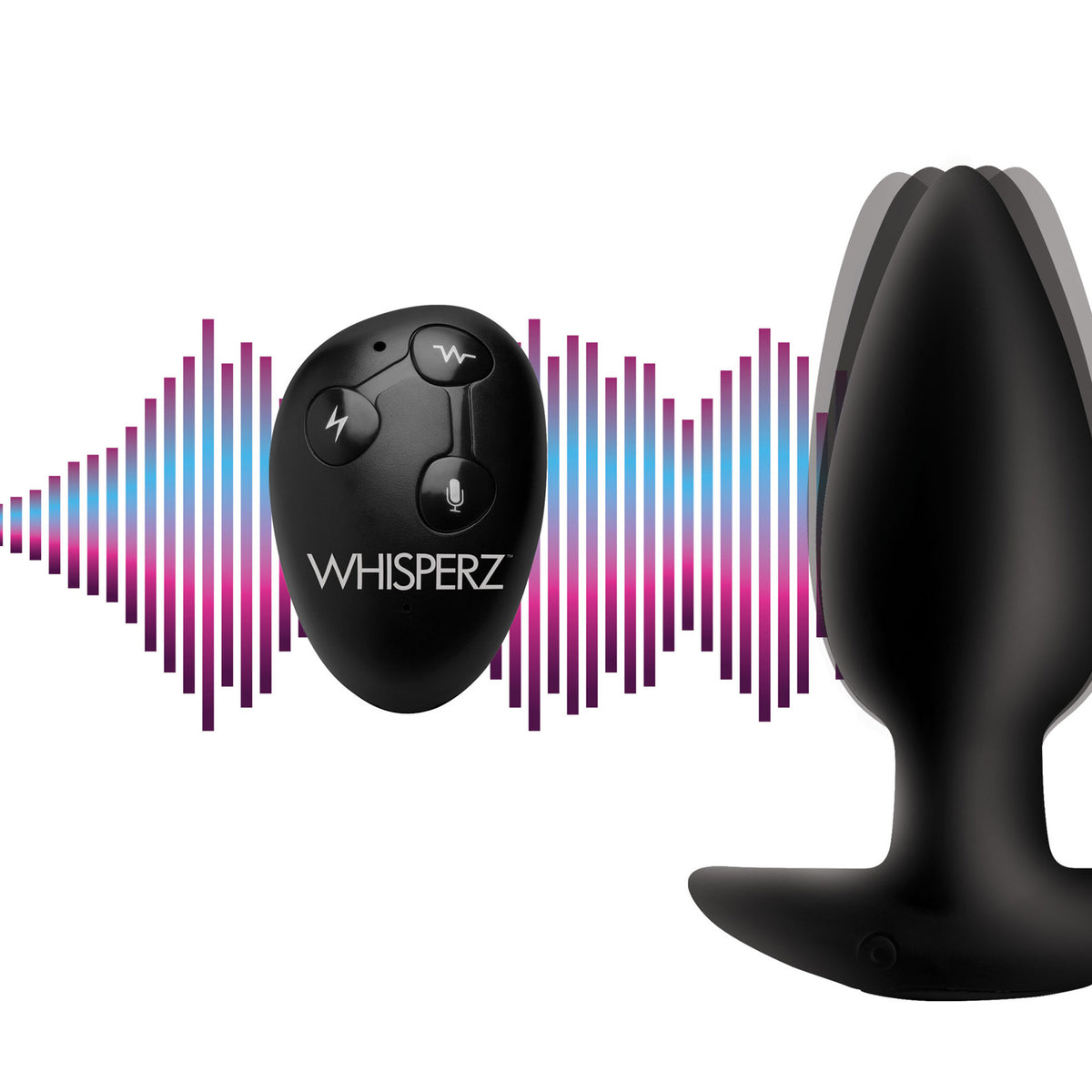 Voice Activated 10X Vibrating Butt Plug with Remote Control