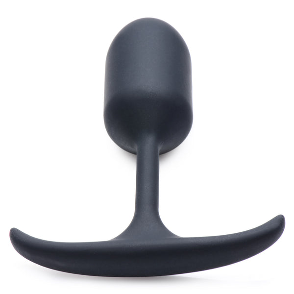 Premium Silicone Weighted Anal Plug - Small