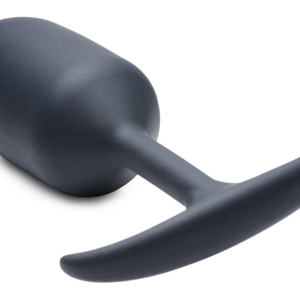 Premium Silicone Weighted Anal Plug - XL