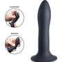 Squeezable Slender Dildo - Black