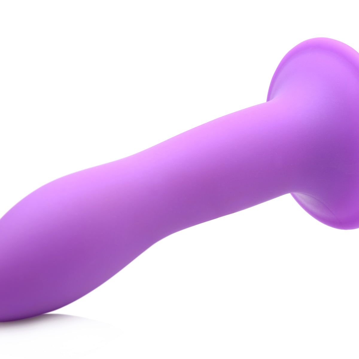 Squeezable Slender Dildo - Purple