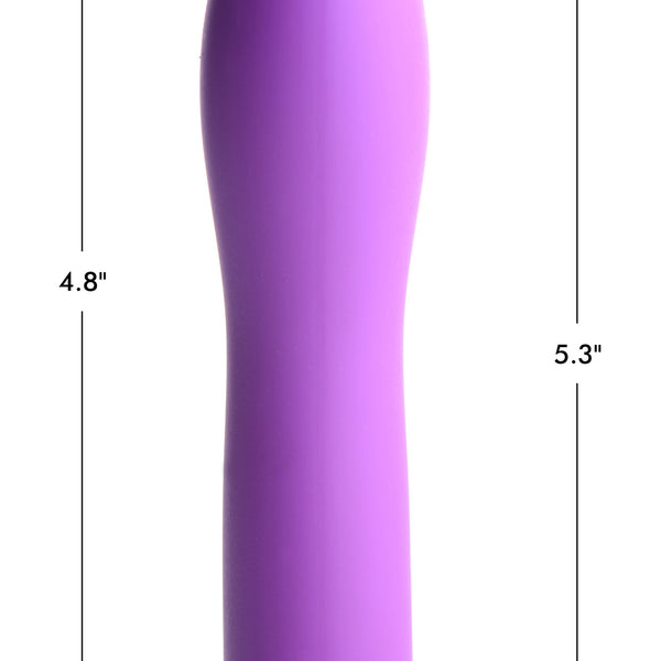 Squeezable Slender Dildo - Purple