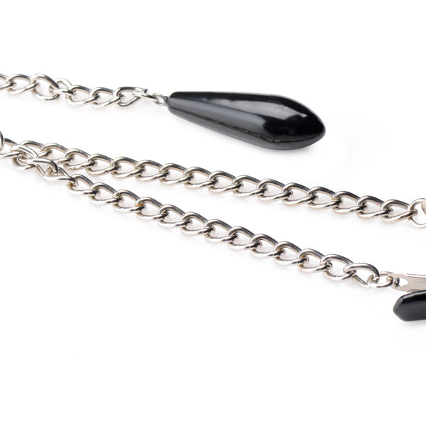 Titty Taunter Nipple Clamps with Weighted Bead