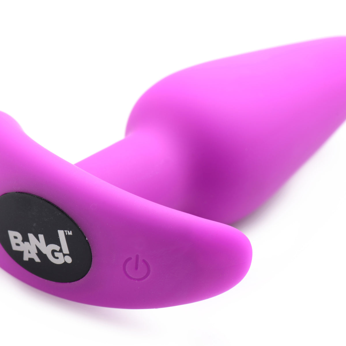 Remote Control 21X Vibrating Silicone Butt Plug - Purple