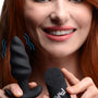 Remote Control 21X Vibrating Silicone Swirl Butt Plug - Black