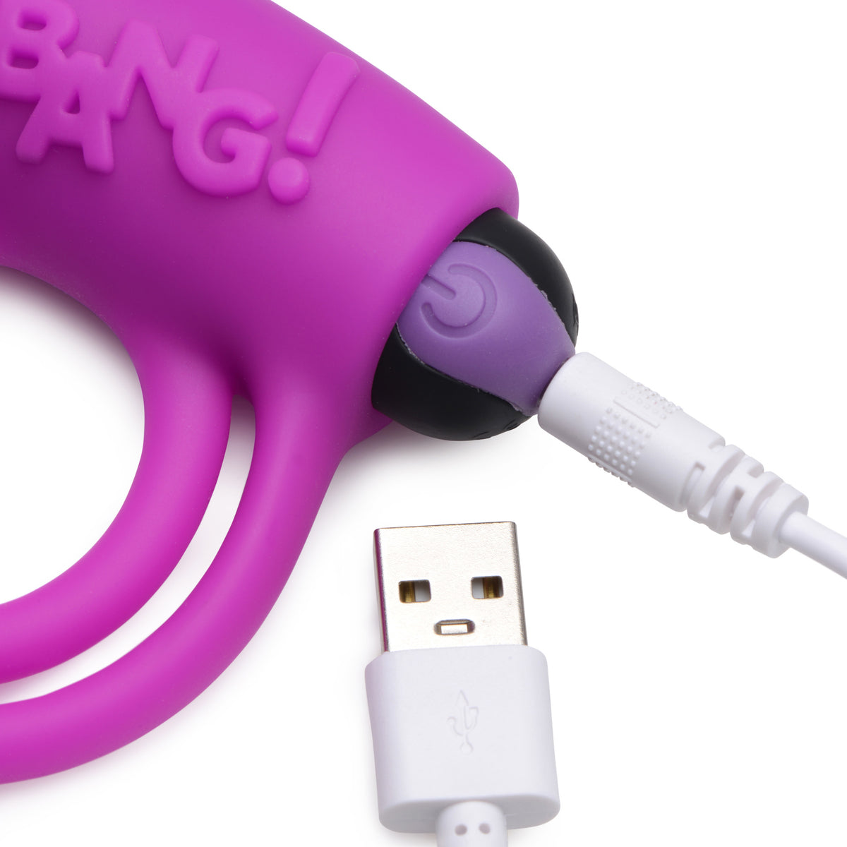 Remote Control 28X Vibrating Cock Ring and Bullet - Purple