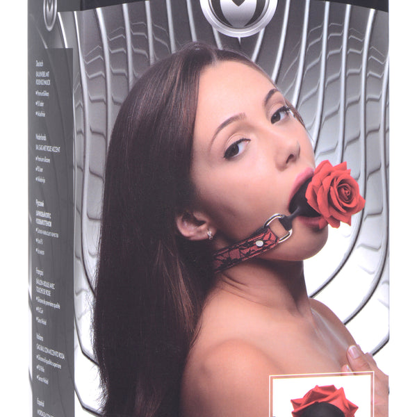 Silicone Ball Gag with Rose