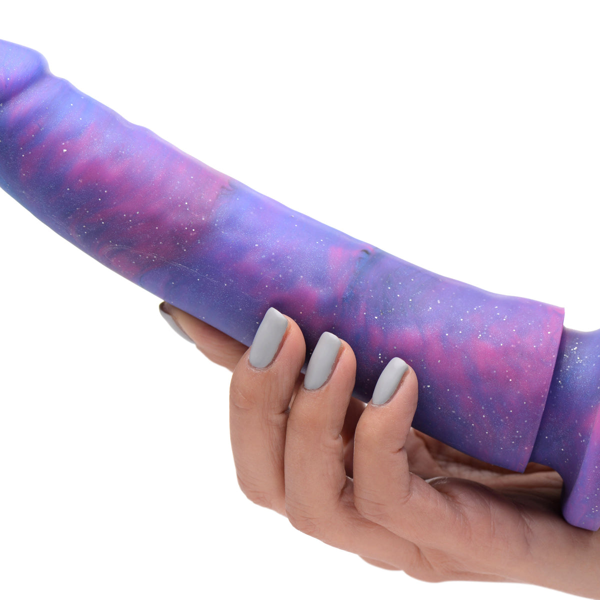 Magic Stick Glitter Silicone Dildo - 8 Inch