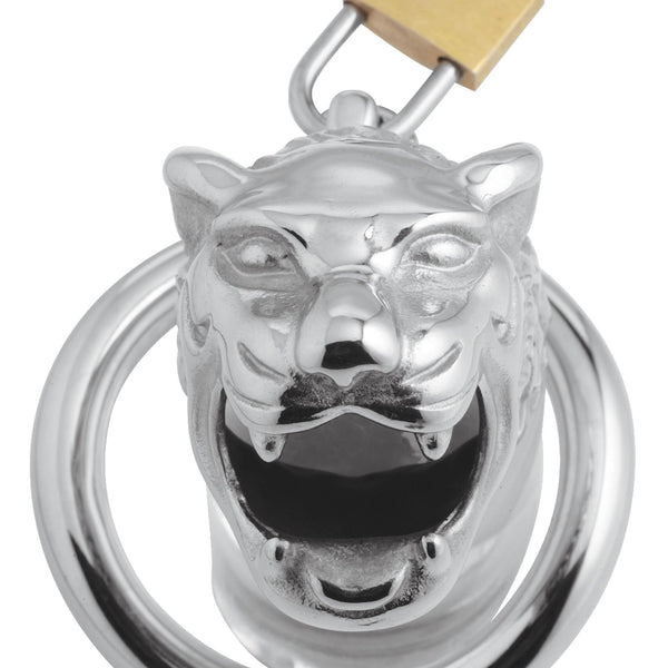 Tiger King Locking Chastity Cage