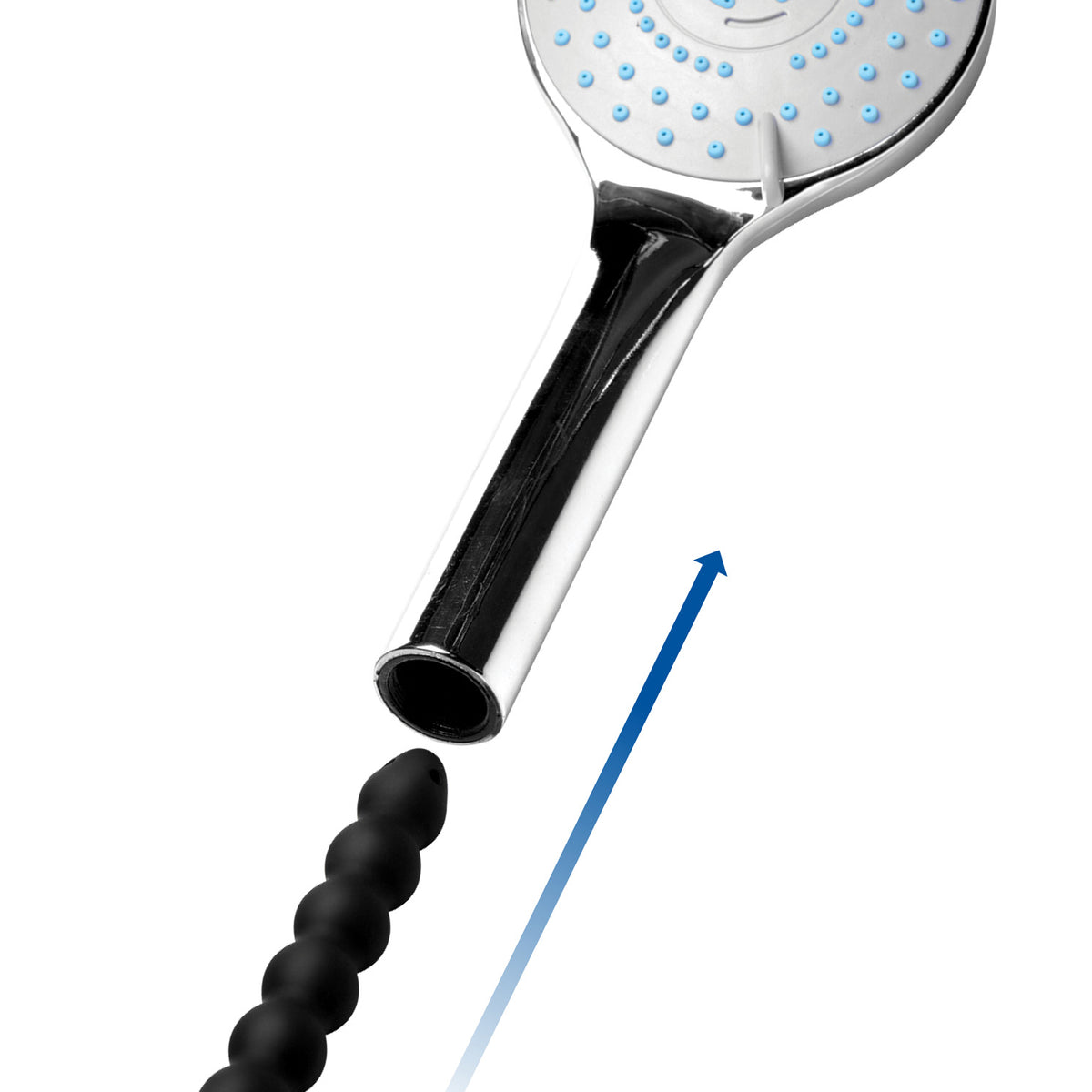 Shower Head with Silicone Enema Nozzle