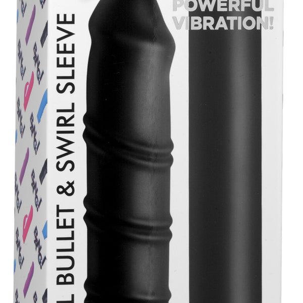 XL Silicone Bullet and Swirl Sleeve