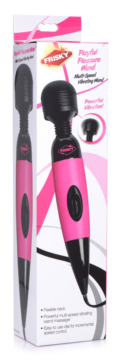 Playful Pleasure Multi-Speed Vibrating Wand - Pink