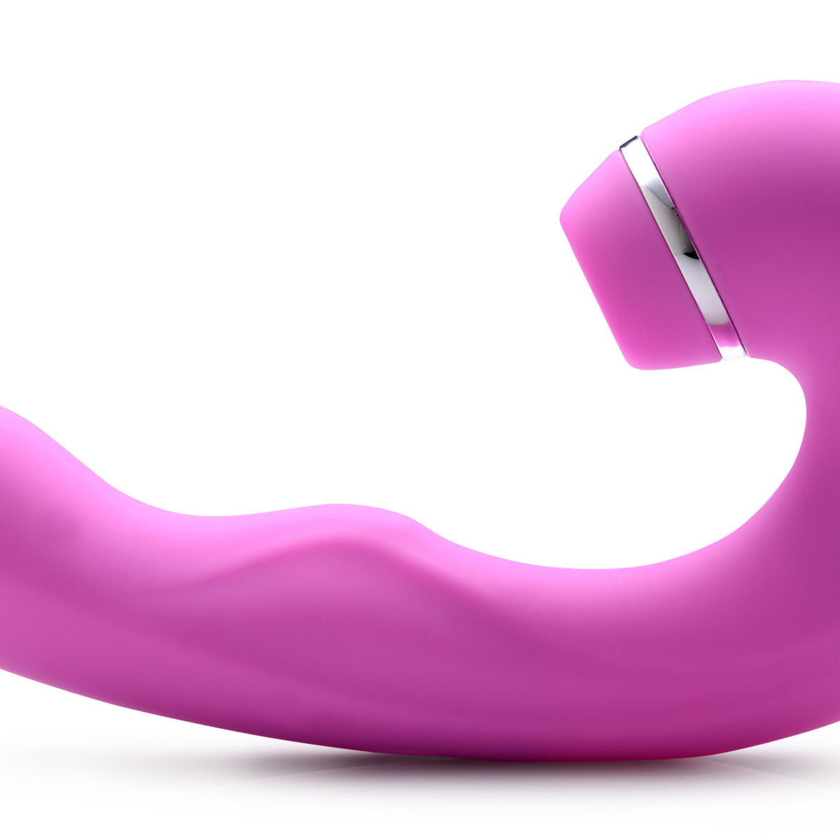 Shegasm 5 Star 10X Tapping G-Spot Silicone Vibrator with Suction - Pink