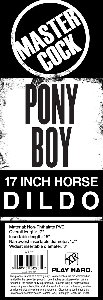 Pony Boy 17 Inch Horse Dildo