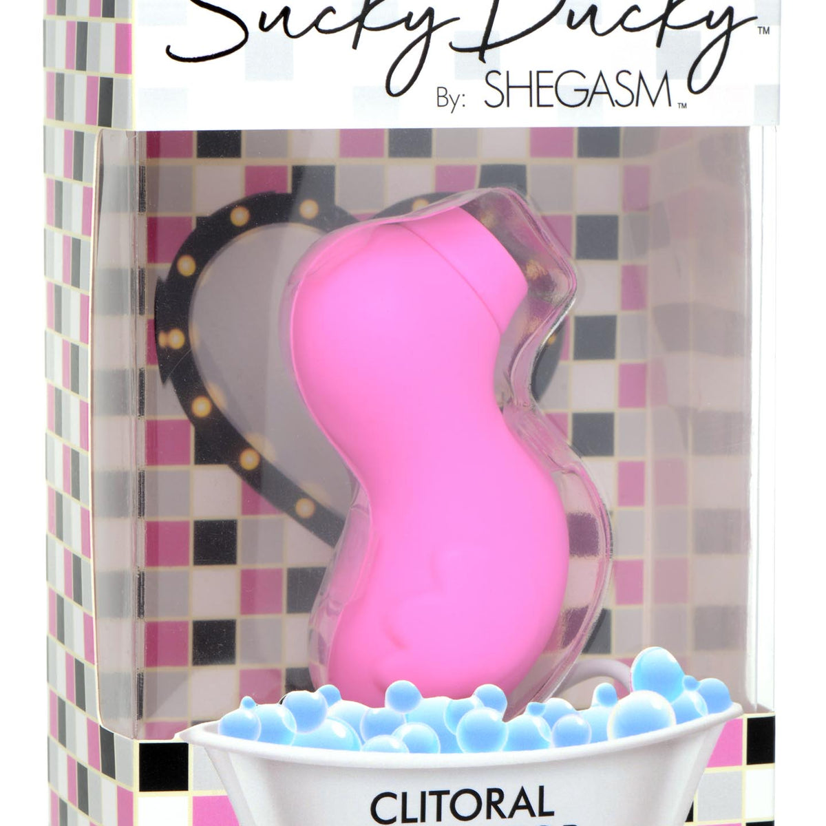 Sucky Ducky Silicone Clitoral Stimulator - Pink