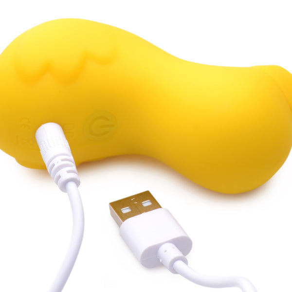 Sucky Ducky Silicone Clitoral Stimulator - Yellow