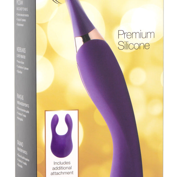 Pulsing G-spot Pinpoint Silicone Vibrator with Attachments