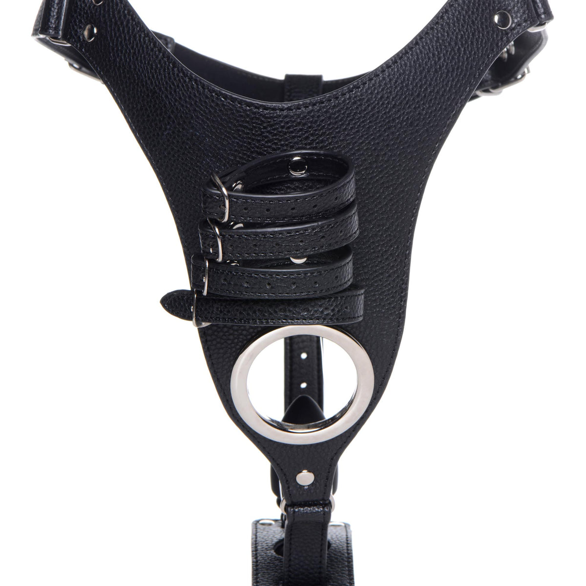 Male Chastity Harness with Silicone Anal Plug