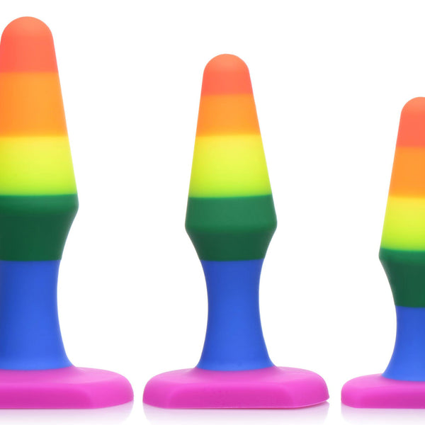 Rainbow Ready Silicone Anal Set