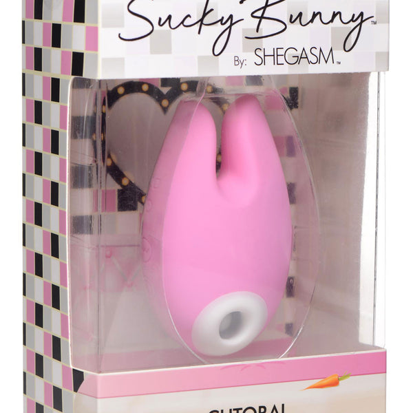 Sucky Bunny Silicone Clitoral  Stimulator - Pink