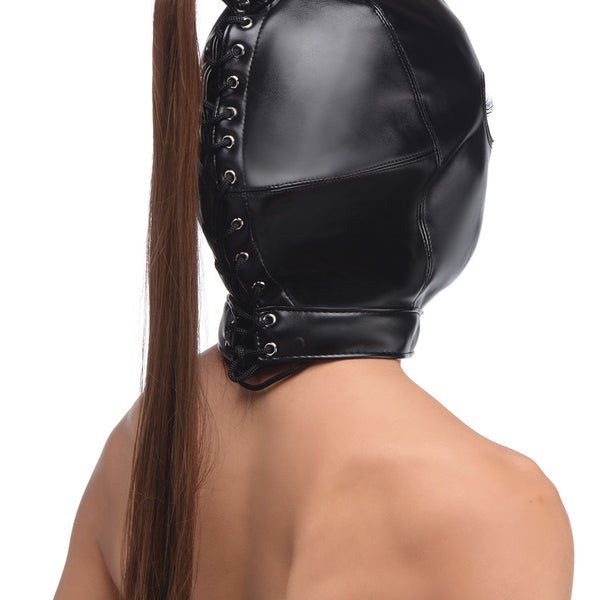 Ponytail Bondage Hood