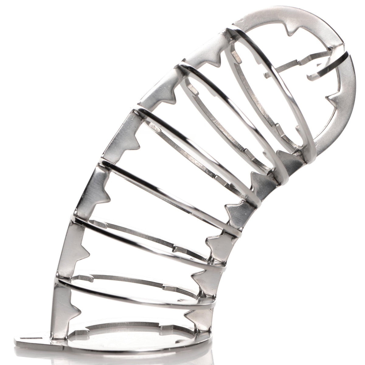 Stainless Steel Spiked Chastity Cage