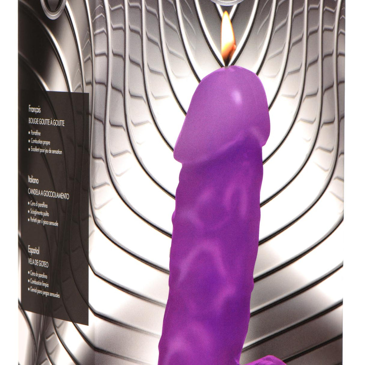 Passion Pecker Dick Drip Candle - Purple